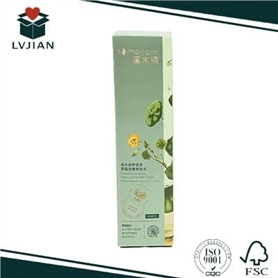 Productpapiercontainer voor huidlotion
