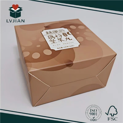 Voedselpapiercontainer voor lotuswortelzetmeel