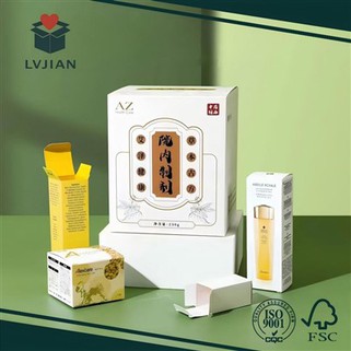 Gedrukte papieren container voor kruidenhuidzorg